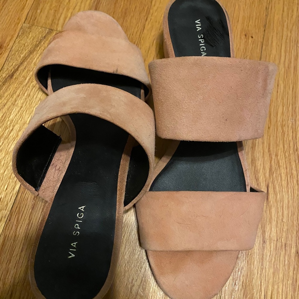 Pink Via Spiga sandals